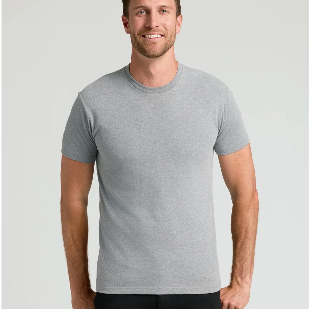 True Classic Crew Neck (Heather Grey)